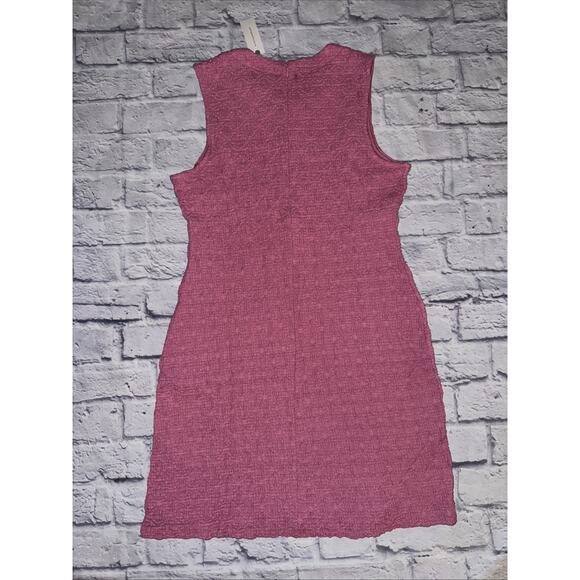 NEW Anthropologie Porridge Textured Slim Knit Mini Dress Size L Large - Picture 6 of 7